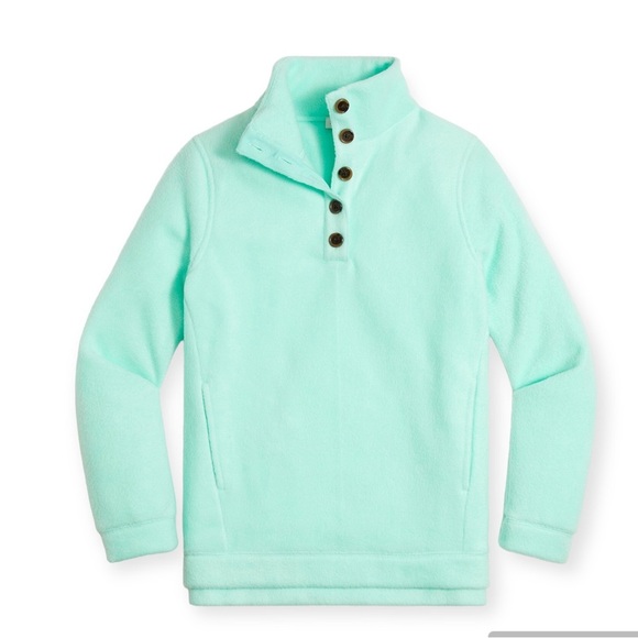 J.Crew Sherpa button-front tunic Sweater - Picture 1 of 3
